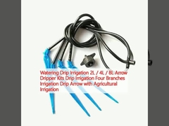 Наводнение капельным орошением 2L / 4L / 8L стрелка капельщик наборы капельного орошения Четыре ветви орошения капельщик стрелка с сельскохозяйственным орошением