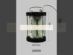 Мощный 2000W Лучший светодиодный рыболовный свет для глубоководного водонепроницаемого рыболовного света для лодок